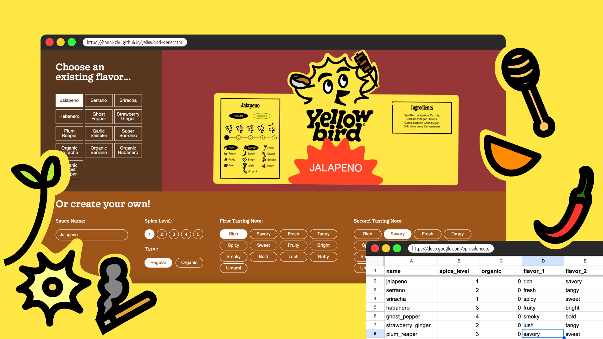 Yellowbird: Data-driven Packaging